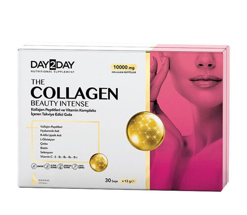 Day2Day - Day2day The Collagen Beauty Intense Ananas Aromalı Kolajen Takviyesi 30 Saşe