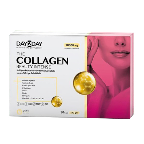 Day2Day The Collagen Beauty Intense Çilek Aromalı Takviye Edici Gıda 30 Saşe - Day2Day