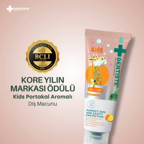 Dentiste Kids Portakal Aromalı Diş Macunu +1 Yaş 60 gr. - Dentiste (1)