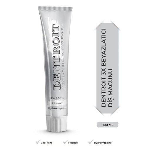 Dentroit 3X Ekstra Beyazlatıcı Diş Macunu 100 ml - Dentroit (1)