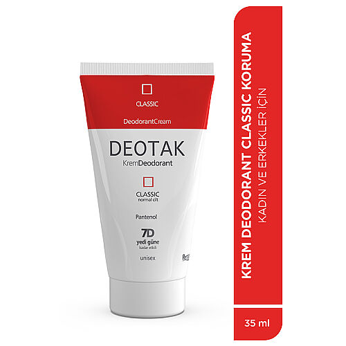 Deotak Deodorant Krem Klasik 35 ml - Deotak (1)