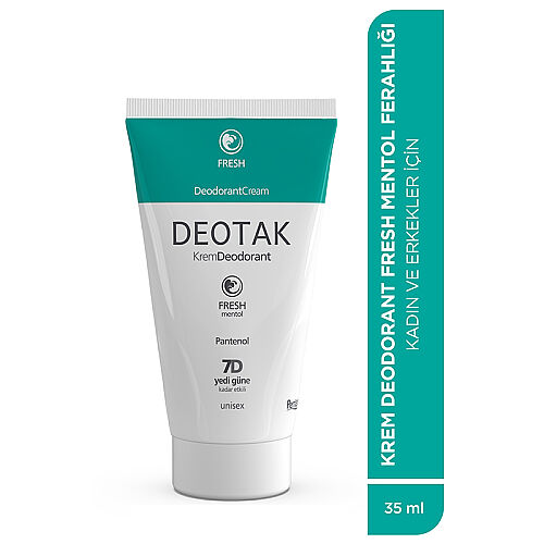 Deotak Deodorant Krem Mentol 35 ml - Deotak (1)