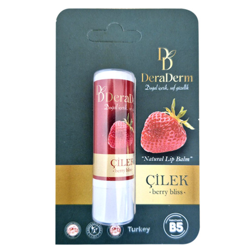 Deraderm Natural Lip Balm Çilek 5 gr - 1