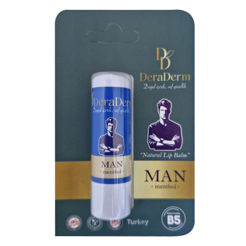 Deraderm Natural Lip Balm Man (Erkekler için) 5 gr - 1
