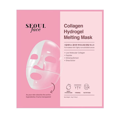 Dermal Korea Seoul Face Collagen Hydrogel Eriyen Yüz Maskesi 34 gr - Dermal