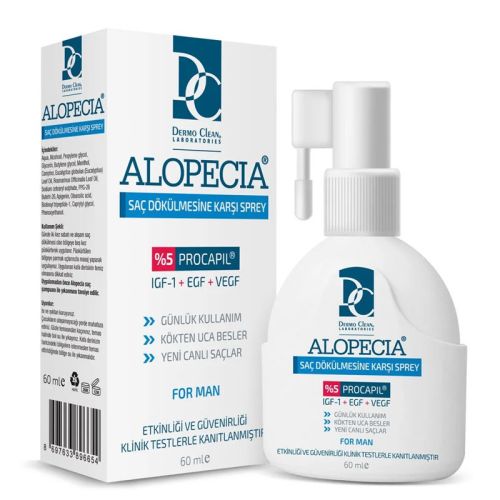 Dermo Clean Alopecia Procapil Saç Dökülmesine Karşı Sprey 60 ml - Erkek - 3