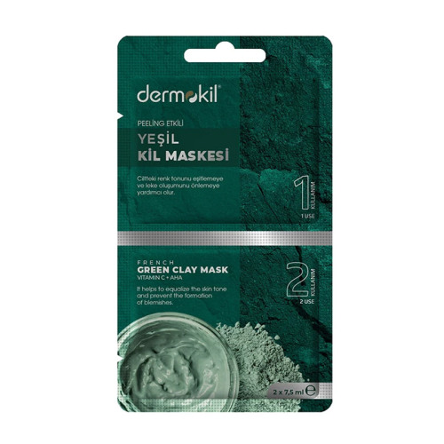 Dermokil Yeşil Kil Maskesi 2x7,5 ml - 1