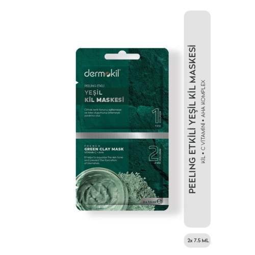 Dermokil Yeşil Kil Maskesi 2x7,5 ml - 2