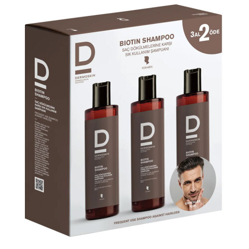 Dermoskin Biotin Shampoo For Men 200ml 3 Al 2 Öde - Dermoskin
