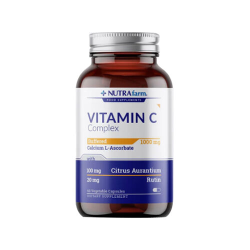 Dermoskin Nutrafarm Buffered 1000 mg Vitamin C Complex - Dermoskin