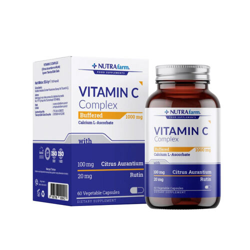 Dermoskin Nutrafarm Buffered 1000 mg Vitamin C Complex - 2