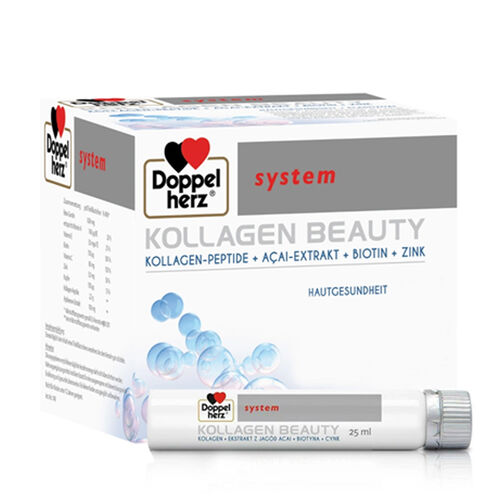 Doppel Herz System Kollagen Beauty İçeren Takviye Edici Gıda 30 x 25 ml - Doppel Herz