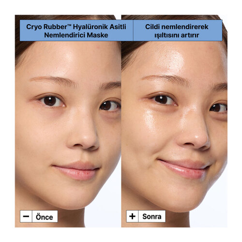 Dr.Jart+ Cryo Rubber Hyaluronik Asitli Nemlendirici Yüz Maskesi 4g + 40 g (Promosyon Ürünü) - 6