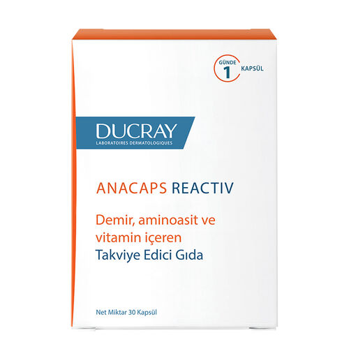 Ducray Anacaps Reactiv Takviye Edici Gıda 30 Kapsül - Ducray
