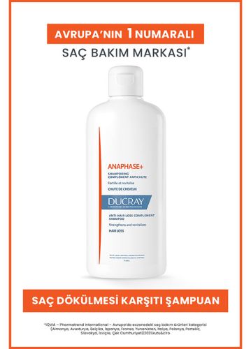 Ducray Anaphase+ Saç Dökülmesi Karşıtı Şampuan 400 ml - 2