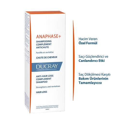 DucrAnaphase Saç Dökülmesine Karşı Saç Kremi Yoğunlaştırıcı ve Güçlendirici Saç Bakımı 200 ml - Ducray (1)