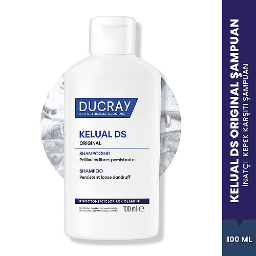 Ducray Kelual DS İnatçı Kepek Karşıtı Şampuan Hassas Saç Derisi için 100 ml - Ducray (1)