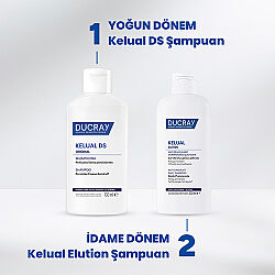 Ducray Kelual DS İnatçı Kepek Karşıtı Şampuan Hassas Saç Derisi için 100 ml - 4