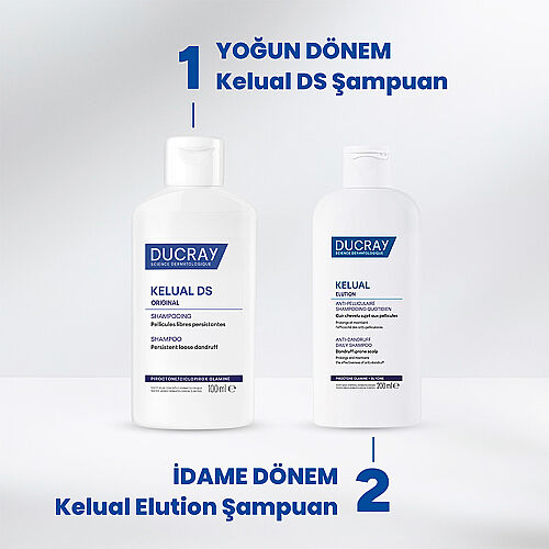 Ducray Kelual DS İnatçı Kepek Karşıtı Şampuan Hassas Saç Derisi için 100 ml - 4