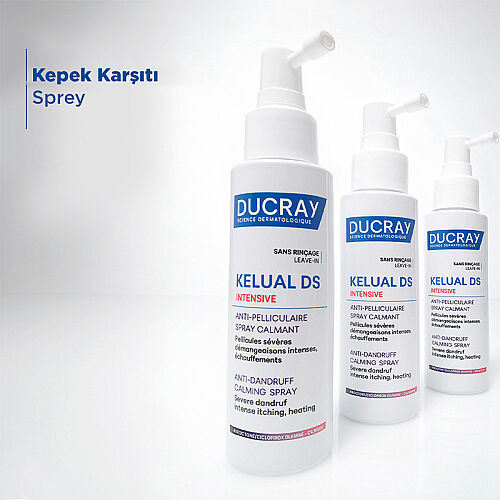 Ducray Kelual DS Intensive Spray - Kepek Karşıtı Saç Bakım Spreyi 100 ml - 4