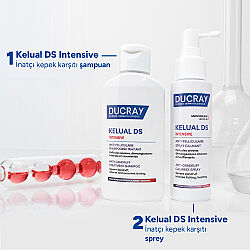 Ducray Kelual DS Intensive Spray - Kepek Karşıtı Saç Bakım Spreyi 100 ml - 9