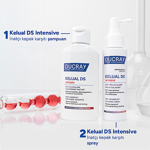 Ducray Kelual DS Intensive Spray - Kepek Karşıtı Saç Bakım Spreyi 100 ml - 9