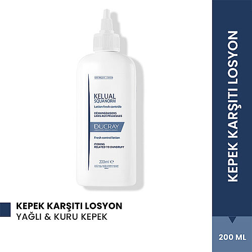 Ducray Kelual Squanorm Kepek Karşıtı Losyon 200 ml - Ducray (1)