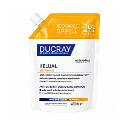 Ducray Kelual Squanorm Kuru Saçlar İçin Kepek Karşıtı Şampuan 400 ml - Refill - 1