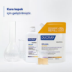 Ducray Kelual Squanorm Kuru Saçlar İçin Kepek Karşıtı Şampuan 400 ml - Refill - 6