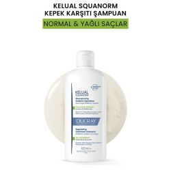 Ducray Kelual Squanorm Normal ve Yağlı Saçlar İçin Kepek Karşıtı Şampuan 400 ml - 3