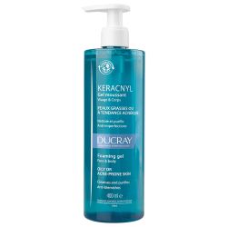 Ducray Keracnyl Yağlı ve Akneye Eğilimli Ciltler için Yüz Temizleme Jeli 400 ml - 1