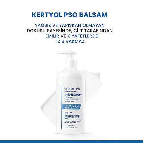 Ducray Kertyol PSO Günlük Nemlendirici Etkili Balsam 400 ml - 3