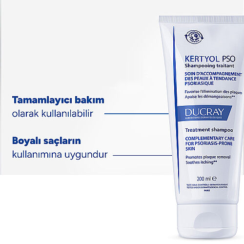 Ducray Kertyol Pso Kepek Karşıtı Bakım Şampuanı 200 ml - Ducray (1)