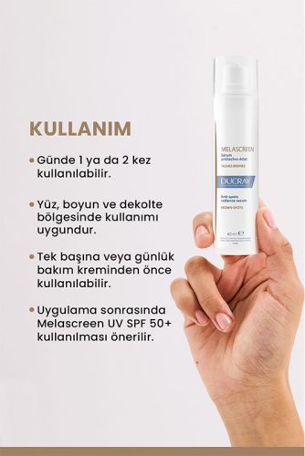 Ducray Melascreen Cilt Tonunu Eşitleyici ve Aydınlatıcı Etkili Serum 40 ml - 4