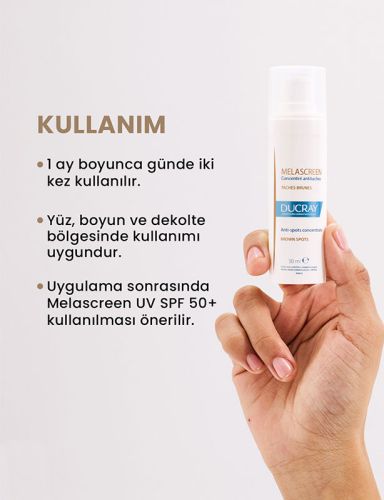 Ducray Melascreen Koyu Leke Karşıtı Konsantre Bakım Kremi 30 ml - 4