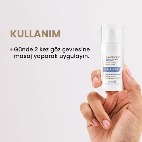 Ducray Melascreen Leke Karşıtı Göz Çevresi Bakım Kremi 15 ml - 3