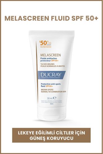Ducray Melascreen UV Fluid SPF 50+ Leke Karşıtı Normal ve Karma Ciltler için Güneş Kremi 50 ml - 2