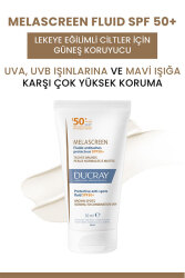Ducray Melascreen UV Fluid SPF 50+ Normal ve Karma Ciltler Leke Karşıtı Güneş Kremi 50 ml - 3