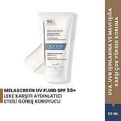 Ducray Melascreen UV Fluid SPF 50+ Normal ve Karma Ciltler Leke Karşıtı Güneş Kremi 50 ml - 2