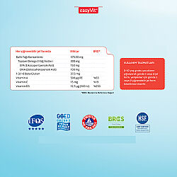 Easy Fish Oil Beta Glukan Çiğnenebilir 30 Jel Form - 5