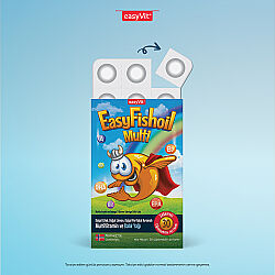 Easy Fish Oil Multi + Omega 3 Çiğnenebilir Tablet 30 Adet - 3