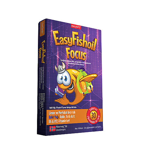 Easy Fish Oil Q Kids Çiğnenebilir 30 Tablet - EasyVit