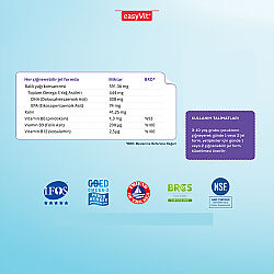 Easy Fish Oil Q Kids Çiğnenebilir 30 Tablet - 5