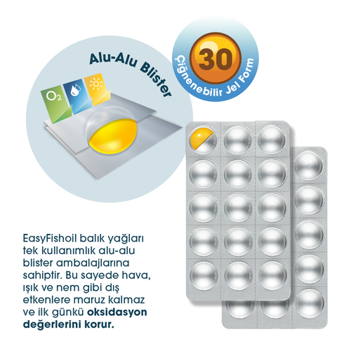 Easy Fish Propolis + Balık Yağı + A vitamini 30 Çiğnenebilir Jel - EasyVit (1)