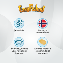 Easy Fish Propolis + Balık Yağı + A vitamini 30 Çiğnenebilir Jel - 3