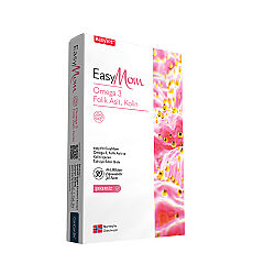 EasyMom Omega 3 Folik Asit ve Kolin İçeren Takviye Edici Gıda 30 Adet - 1