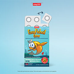 Easy Fish Oil Grow 30 Adet Çiğnenebilir Jel Form - 3