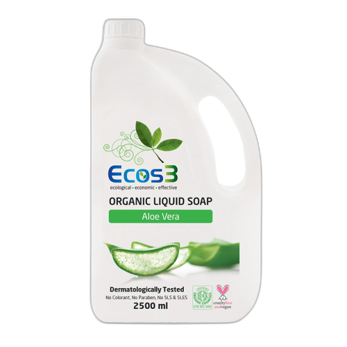 Ecos3 Aloe Vera Özlü Organik Sıvı Sabun 2500 ml - Ecos3