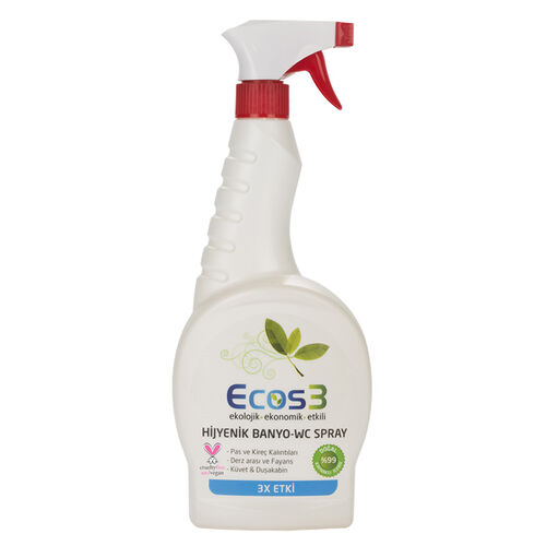 Ecos3 Ekolojik Banyo ve Tuvalet Temizleyici Sprey 750ml - Ecos3