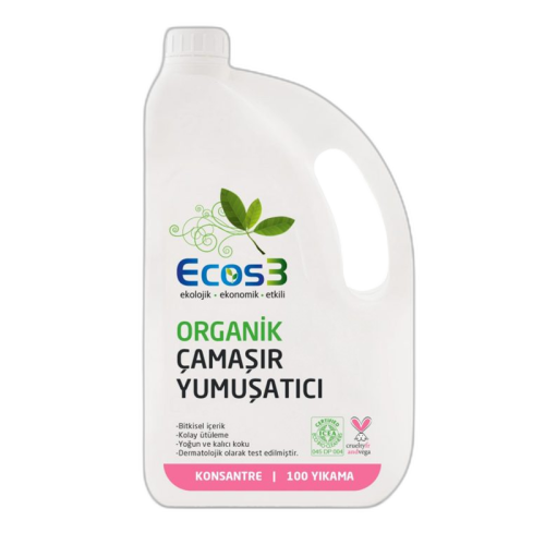 Ecos3 Organik Çamaşır Yumuşatıcı 2500 ml - Ecos3